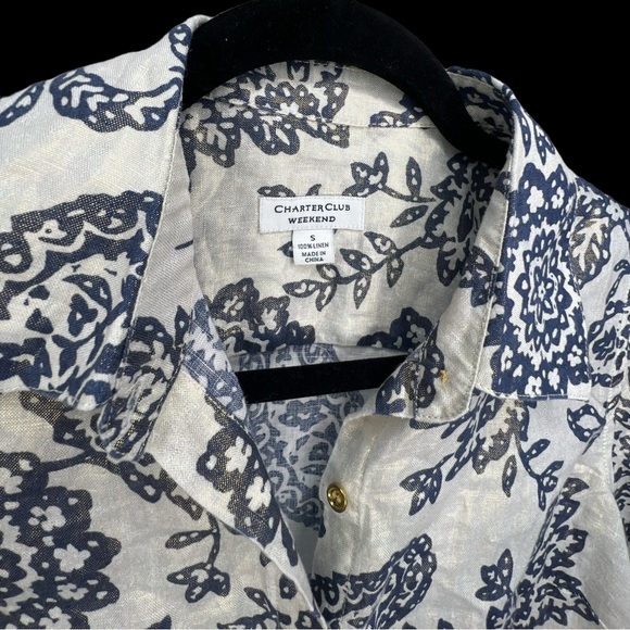 A1 Charter Club Weekend Collection Paisley Print Top - Picture 3 of 5